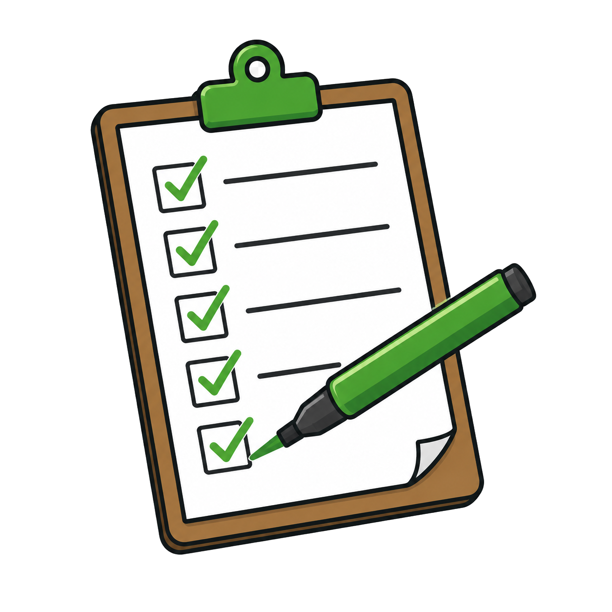 Checklist icon representing a home inspection